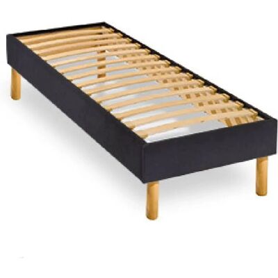 SommierKit - 14Lattes90x190 - Noir - 90x190 - Bed slatted base - Publicité SommierKit - 14Lattes90x190 - Noir - 90x190 - Bed slatted base - Publicité