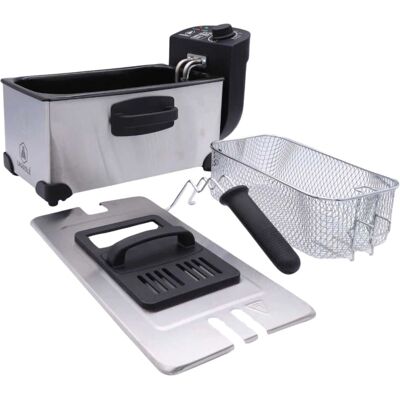 Laguiole 3L Noir/Inox Friteuse - Friteuse Laguiole 3L Noir/Inox Friteuse - Friteuse