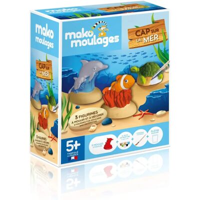 Kit de Moulage Marin Mako Creations - 3 Moules - Publicité Kit de Moulage Marin Mako Creations - 3 Moules - Publicité