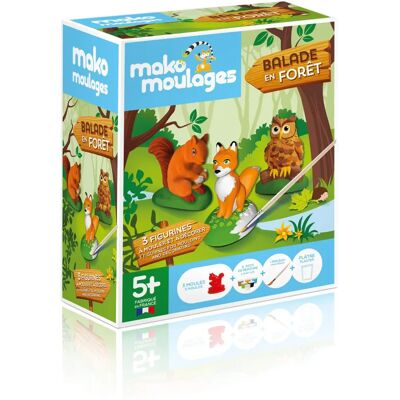 Kit de Moulage Forest Mako Creations - 3 Moules - Jeu Créatif Kit de Moulage Forest Mako Creations - 3 Moules - Jeu Créatif