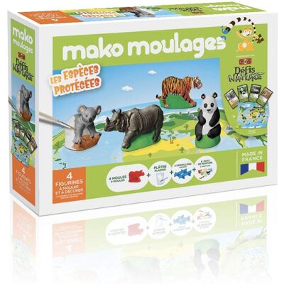 Mako Creations Skyddade Djur Gjutset - 4 delar Mako Creations Skyddade Djur Gjutset - 4 delar