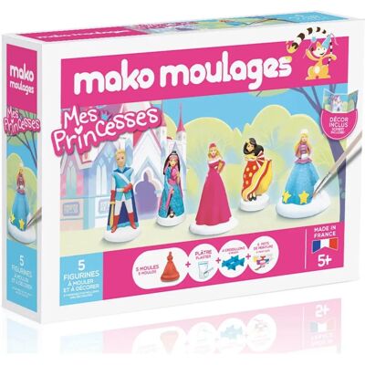 Kit Moulage Mes Princesses Mako - 4 Princesses & Prince - Jeu Créatif - Publicité Kit Moulage Mes Princesses Mako - 4 Princesses & Prince - Jeu Créatif - Publicité