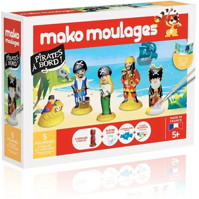 Kit de moulage pirates Mako - Coffret créatif multicolore - Publicité Kit de moulage pirates Mako - Coffret créatif multicolore - Publicité
