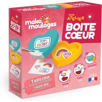 Kit Boîte à Bijoux Créative Mako Moulages - Crée la tienne! - Publicité Kit Boîte à Bijoux Créative Mako Moulages - Crée la tienne! - Publicité