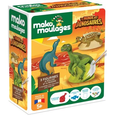 Kit de Moulage de Dinosaures Mako CRÉATIONS - Atelier Créatif - Publicité Kit de Moulage de Dinosaures Mako CRÉATIONS - Atelier Créatif - Publicité