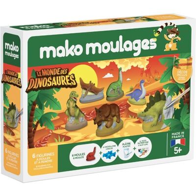 Mako Creations Dinosauriemalningsset - Återanvändbara lateksformar - Utbildande & Kreativt - 5+ Mako Creations Dinosauriemalningsset - Återanvändbara lateksformar - Utbildande & Kreativt - 5+