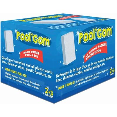 Ecopool Pool Gom - Éponge de nettoyage - Lot de 3 - Publicité Ecopool Pool Gom - Éponge de nettoyage - Lot de 3 - Publicité