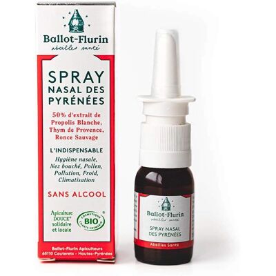 Spray Nasal Bio de los Pirineos - Ballot-Flurin 15 ml - Higiene nasal Spray Nasal Bio de los Pirineos - Ballot-Flurin 15 ml - Higiene nasal