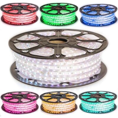 Sysled - Kit de tira LED profesional 5050 60 LED/m 50m RGB impermeable - Tipo de producto Sysled - Kit de tira LED profesional 5050 60 LED/m 50m RGB impermeable - Tipo de producto