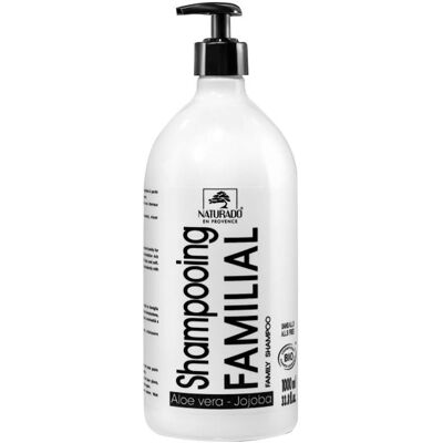 Shampooing familial Aloe Vera et Jojoba Naturado - Soin capillaire - Publicité Shampooing familial Aloe Vera et Jojoba Naturado - Soin capillaire - Publicité