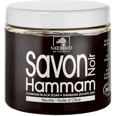 Jabón negro Hammam natural con aceite de oliva bio 600 ml Jabón negro Hammam natural con aceite de oliva bio 600 ml