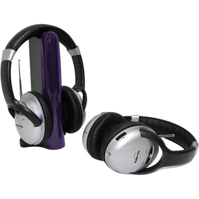 Casques Inovalley CAQ02 - Microphone, Double, FM sans fil - TV/Multi-média - Publicité Casques Inovalley CAQ02 - Microphone, Double, FM sans fil - TV/Multi-média - Publicité
