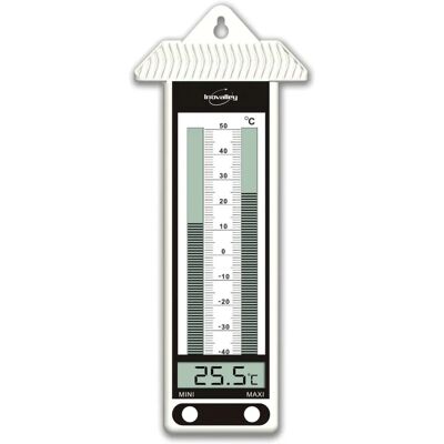 Thermomètre Intérieur Numérique Inovalley - Blanc Min/Max Thermomètre Intérieur Numérique Inovalley - Blanc Min/Max