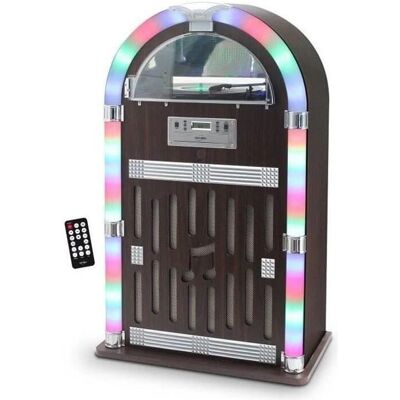 Inovalley RETRO32 Jukebox con Tocadiscos y Bluetooth - Jukebox Inovalley RETRO32 Jukebox con Tocadiscos y Bluetooth - Jukebox