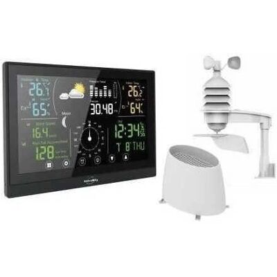 Inovalley Wetterstation - Regnmätare, Barometer, Kalender - Digital Inovalley Wetterstation - Regnmätare, Barometer, Kalender - Digital