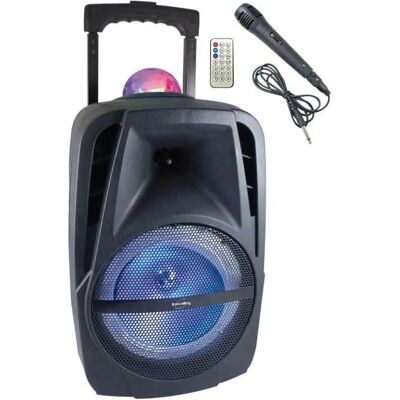 Haut-parleur portable Bluetooth Inovalley KA116BOWL - 450 W - Écran LED - Publicité Haut-parleur portable Bluetooth Inovalley KA116BOWL - 450 W - Écran LED - Publicité