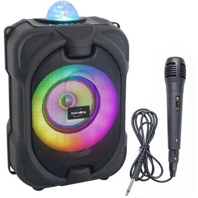 Enceinte Portable Inovalley - Dance Cube 44 - 150w - Micro Filaire - Publicité Enceinte Portable Inovalley - Dance Cube 44 - 150w - Micro Filaire - Publicité