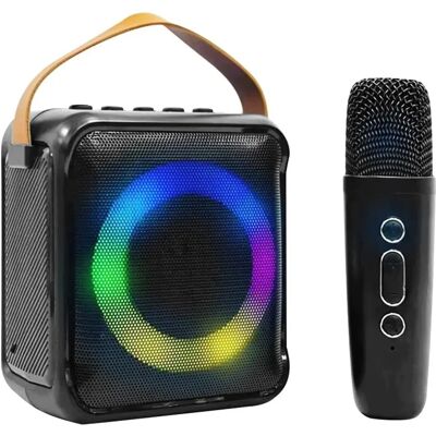 Haut-parleur Portable Inovalley KA04BTH-B - Bluetooth, Lumière LED, Microphone - Publicité Haut-parleur Portable Inovalley KA04BTH-B - Bluetooth, Lumière LED, Microphone - Publicité