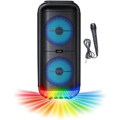 Haut-parleur Portable Inovalley KA22-BTH Bluetooth - 49cm - 500W - Publicité Haut-parleur Portable Inovalley KA22-BTH Bluetooth - 49cm - 500W - Publicité