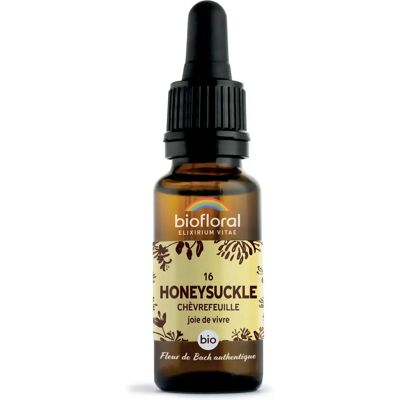 Biofloral Chèvrefeuille - Remède floral pour nostalgie - 20ml - Publicité Biofloral Chèvrefeuille - Remède floral pour nostalgie - 20ml - Publicité