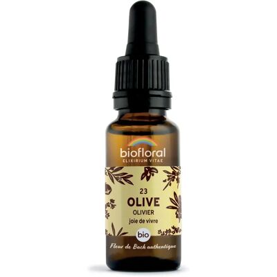 Biofloral Olive - Soutien & Vitalité - Fleur de Bach 23 - Publicité Biofloral Olive - Soutien & Vitalité - Fleur de Bach 23 - Publicité