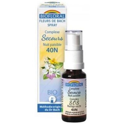 Spray de Rescate Nocturno Biofloral - Sueño Profundo y Relajación Spray de Rescate Nocturno Biofloral - Sueño Profundo y Relajación