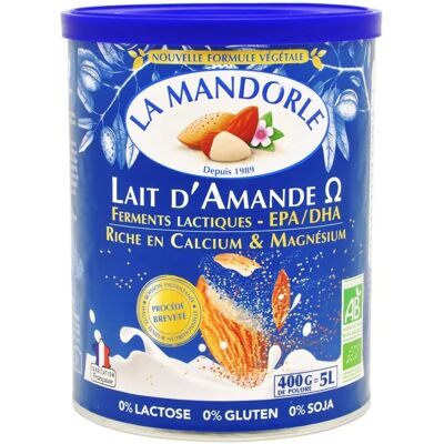 Leche de Almendra Omega La Mandorle - Probióticos, Calcio y Omega-3 - 400g Leche de Almendra Omega La Mandorle - Probióticos, Calcio y Omega-3 - 400g