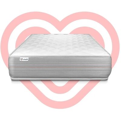 Vitalit - Matelas en Mousse à Mémoire Blanc - 90x190cm - Publicité Vitalit - Matelas en Mousse à Mémoire Blanc - 90x190cm - Publicité
