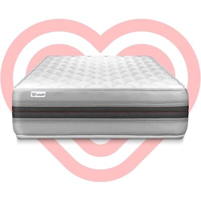 Colchón de Espuma Viscoelástica Vitalit Blanco - Soporte y Confort Colchón de Espuma Viscoelástica Vitalit Blanco - Soporte y Confort