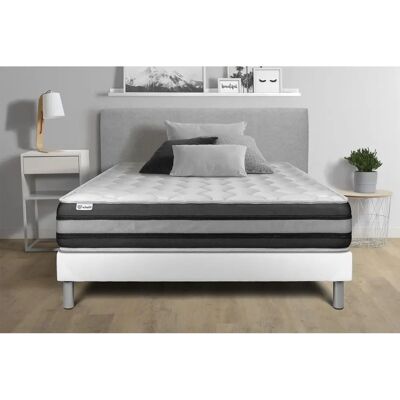 VITALIT - Matelas avec mousse à mémoire et ressorts ensachés - 160x200cm - Publicité VITALIT - Matelas avec mousse à mémoire et ressorts ensachés - 160x200cm - Publicité