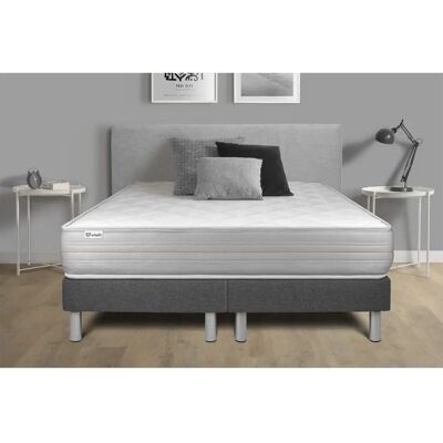 Vitalit Juego de cama gris - Colchón viscoelástico y somier Vitalit Juego de cama gris - Colchón viscoelástico y somier