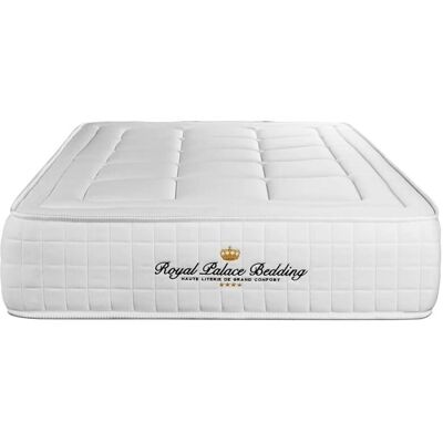 Matelas à mémoire de forme Royal Palace Bedding - Épaisseur 24cm - Ferme - Blanc - Publicité Matelas à mémoire de forme Royal Palace Bedding - Épaisseur 24cm - Ferme - Blanc - Publicité