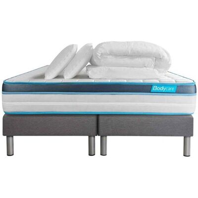 Bodycare - PERFPACK 160x200 - Pack complet pour lit avec matelas, sommier, couette et oreillers - Publicité Bodycare - PERFPACK 160x200 - Pack complet pour lit avec matelas, sommier, couette et oreillers - Publicité