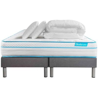 BODYCARE BodyZONPACK280200G - Pack Matelas & Sommier - Gris - Publicité BODYCARE BodyZONPACK280200G - Pack Matelas & Sommier - Gris - Publicité