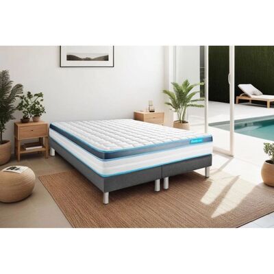 Matelas Mémoire de Forme BODYCARE PERFORM 160x200 - 2 Personnes - Gris - Soutien & Respirant - Publicité Matelas Mémoire de Forme BODYCARE PERFORM 160x200 - 2 Personnes - Gris - Soutien & Respirant - Publicité