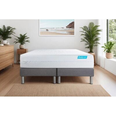 Bodycare - BIOC180200 - Matelas en Mousse à Mémoire - Blanc - 180x200 cm - 2 Places - Flexible - Publicité Bodycare - BIOC180200 - Matelas en Mousse à Mémoire - Blanc - 180x200 cm - 2 Places - Flexible - Publicité