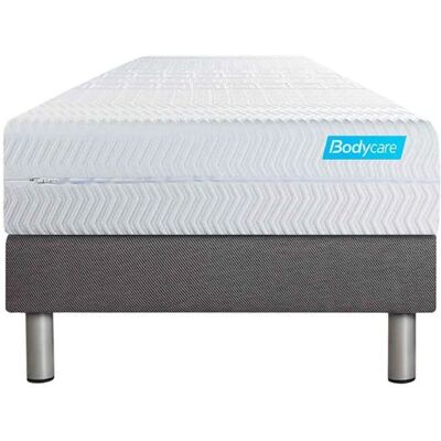 Bodycare BioCens Matelas 90x200cm et Sommier - Gris - Lit Simple - Mousse à Mémoire - Publicité Bodycare BioCens Matelas 90x200cm et Sommier - Gris - Lit Simple - Mousse à Mémoire - Publicité