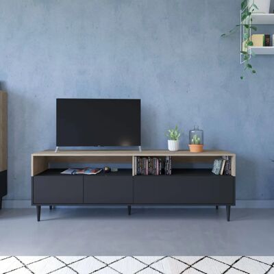 Meuble TV Temahome Horizon - Écrans grands - Design moderne - Publicité Meuble TV Temahome Horizon - Écrans grands - Design moderne - Publicité