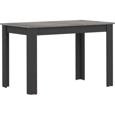 Temahome Nice Svart Rektangulär Matbord - Sittande 6 Temahome Nice Svart Rektangulär Matbord - Sittande 6