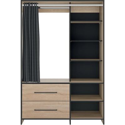 Armoire TEMAHOME JUNGO - design moderne, 122cm de large - Publicité Armoire TEMAHOME JUNGO - design moderne, 122cm de large - Publicité