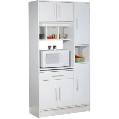 TEMAHOME Louise Küchenbuffet Weiß 91x180x40cm - Küchenaufbewahrung TEMAHOME Louise Küchenbuffet Weiß 91x180x40cm - Küchenaufbewahrung