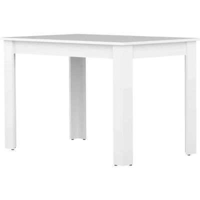 Table à Manger Rectangulaire Nice Blanche - 110x70cm Table à Manger Rectangulaire Nice Blanche - 110x70cm