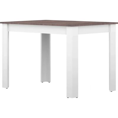 Temahome Nice Rechteckiger Esstisch - Für 4 Personen - Grau / Weiß Temahome Nice Rechteckiger Esstisch - Für 4 Personen - Grau / Weiß