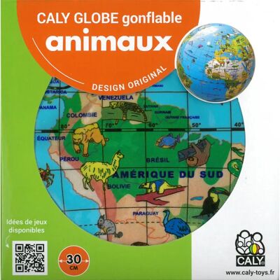 Caly Toys CALY.30.A.FR Oktató játék - Állatvilág glóbusz Caly Toys CALY.30.A.FR Oktató játék - Állatvilág glóbusz