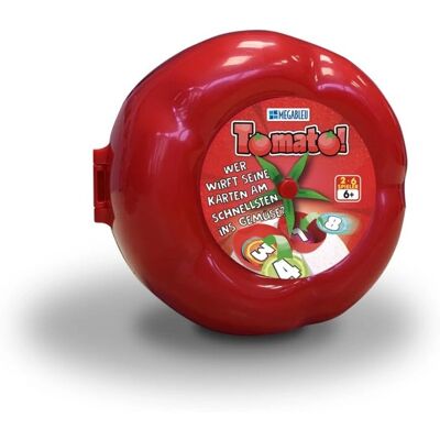 Megableu Gioco di Carte Tomato - Per 2-6 Giocatori - Dai 7 Anni Megableu Gioco di Carte Tomato - Per 2-6 Giocatori - Dai 7 Anni