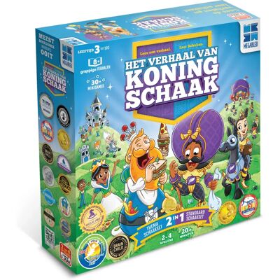 Megableu Koning Schaken - Educatief bordspel voor kinderen Megableu Koning Schaken - Educatief bordspel voor kinderen