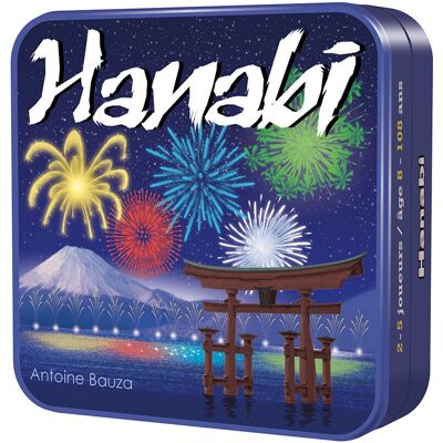 Hanabi - Kooperativní karetní hra - Čtvercová kovová krabička Hanabi - Kooperativní karetní hra - Čtvercová kovová krabička