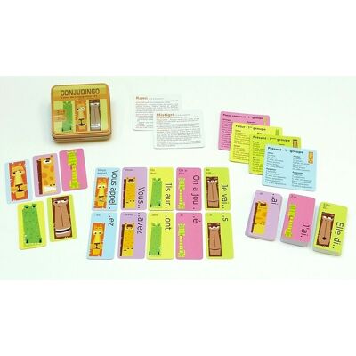 Asmodee CGCONJ101 Gra o odmianie czasowników - Edukacja 7+ Asmodee CGCONJ101 Gra o odmianie czasowników - Edukacja 7+