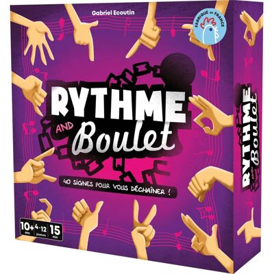 Asmodee Rythme et Boulet - Jeu de société - Français - Publicité Asmodee Rythme et Boulet - Jeu de société - Français - Publicité