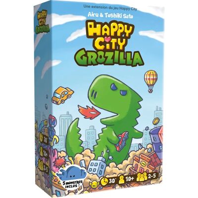 Asmodee Cocktail Games Happy City - Extension : Grozilla - Jeu de société - 10+ - 2 à 5 Joueurs - 30 Min - Bleu FR Asmodee Cocktail Games Happy City - Extension : Grozilla - Jeu de société - 10+ - 2 à 5 Joueurs - 30 Min - Bleu FR